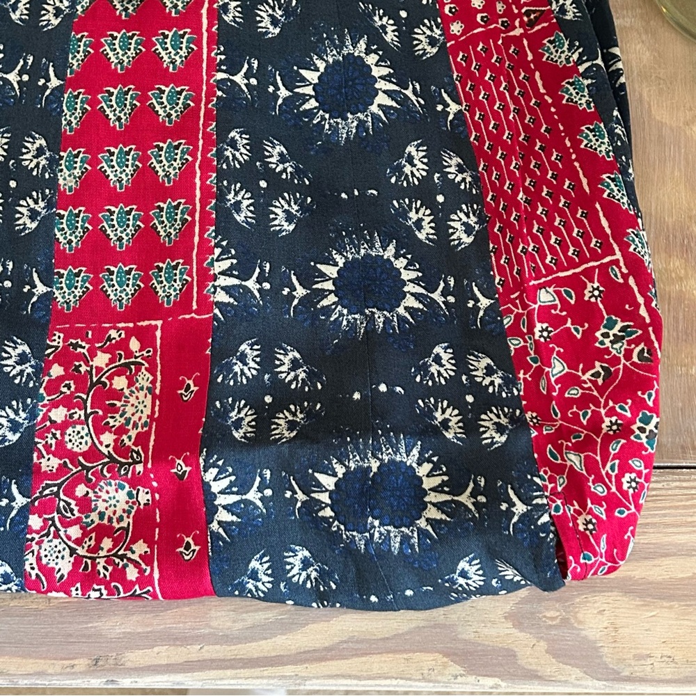 Natural Life Navy & Red Boho Maxi Skirt - Picture 7 of 12